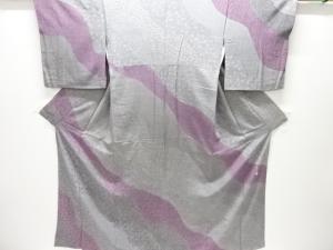 作家物　花唐草模様江戸小紋訪問着